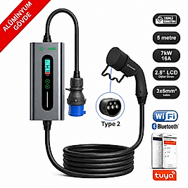 Truwatt ZTA305 7kW Taşınabilir Elektrikli Araç Şarj Cihazı 32A/220V (5 metre)