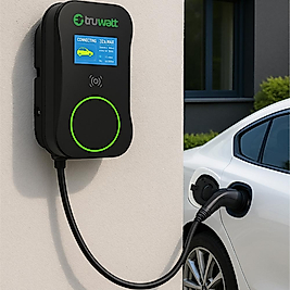 Truwatt ZTD605 Duvar Tipi Elektrikli Araç Şarj Cihazı 32A/22kW/380V (5 metre)