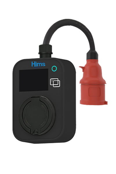 Hims Hims HCTS-22-S 22kW Kilitli Soketli Siyah Taşınabilir Araç Şarj Cihazı